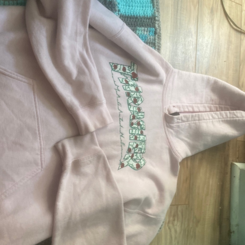 Pink thrasher hoodie